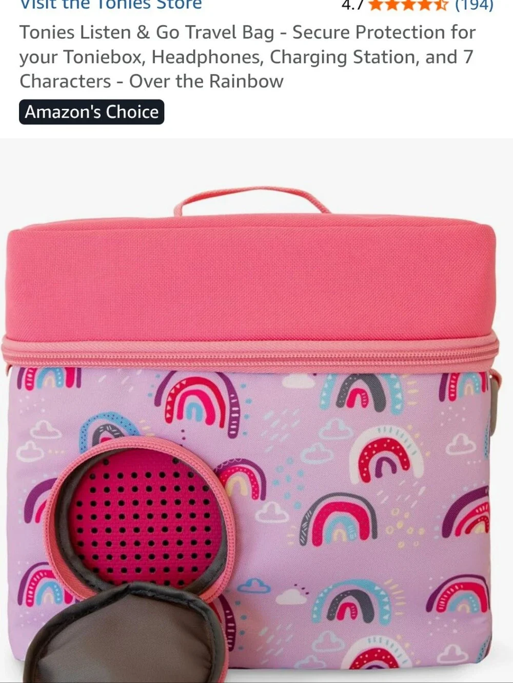 Tonies Listen & Go Travel Bag